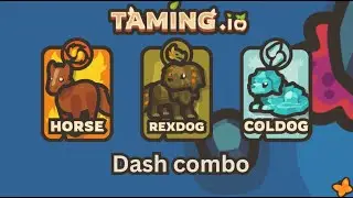 ABUSING 3x DASH PETS IN TAMING IO.