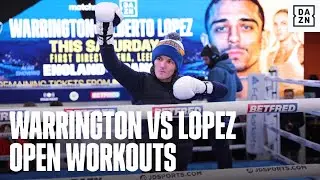 JOSH WARRINGTON vs. LUIS ALBERTO LOPEZ OPEN WORKOUTS