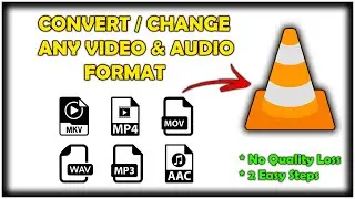 How To Change Any Video/Audio Format Without Losing Quality || Convert Video & Audio Format [Hindi]