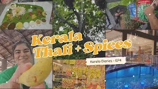 Дневники Кералы, 4 серия | Традиционное керальское тали 🍛 + тур по плантациям специй 🌿 и проживан...