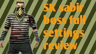 SK sabir boss full setting review || All pro players setting reviews.