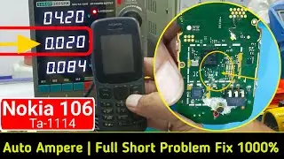 Nokia 106 Half Short Solution | Nokia Ta-1114 Short Repair | All Nokia Mobile Short Problem Fix!