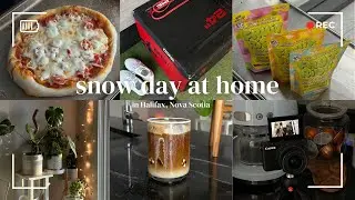 SNOWY DAY in Halifax | gym, groceries, making granola, chatting, FRUIT RIOT in Canada?!