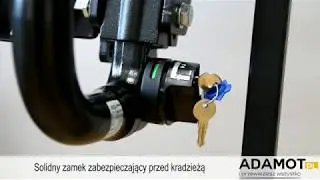 Hak holowniczy z kulą typu W5 - wypinaną pionowo - ADAMOT.pl