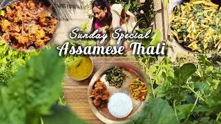 মূৰ্গী মাংস🍗 আৰু লাই শাকৰ🥬ভাজিৰে আজি দুপৰীয়াৰ জুতি🍛||দেওবৰীয়া বিশেষ||#food #assamesevideo#cooking 