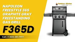Napoleon Freestyle 365 Graphite Gray Freestanding Gas Grill F365D