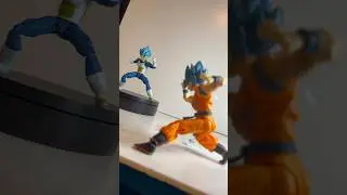 SH Figuarts Super Saiyan Blue Goku VS Vegeta🔥 #actionfigures #dragonballz #shfiguarts