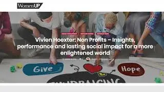 Vivien Hoexter: &ndash; Insights, performance and lasting social impact for a more enlightened world