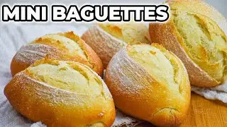 Easy Mini Baguettes at Home | Simple French Bread Recipe