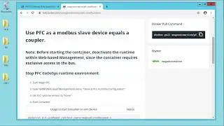 WAGO PFC200 G2 Modbus Slave KBUS Docker Container