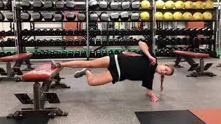 Adduction Plank Isometric (Foot Supported)