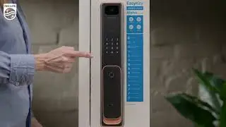 How To Register a Fingerprint - Philips Alpha VP 5HWS