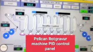 Pelican Rotogravure printing machine ka PID control panel| How to set PID control panel pelican