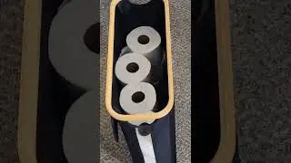 Still struggling to store your toilet paper in a small bathroom? This extra-large toilet paper