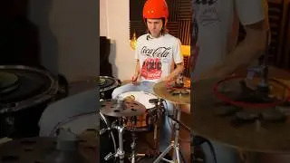 Safety first                                                #drums #drumcover #practice #sticktricks