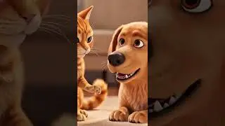 Gentle Cat Comforts Dog Having a Nightmare 🥺