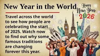 New Year's Eve Around The World || 🎉🌍 Learn English Through Story Level 2 || Graded Reader 🎧