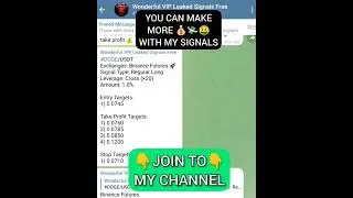 binance future trading signals and spot Pump Signals best on Telegram no loss only profit join now