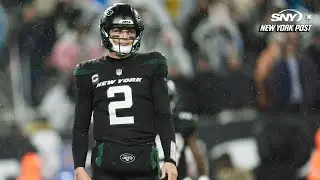 Zach Wilson reacts to being pulled in the third quarter of 19-3 loss to Jaguars | NY Post Sports