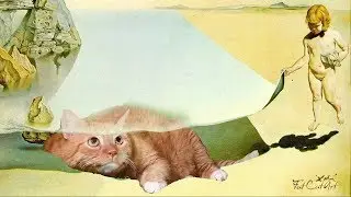 Salvador Dali's Sea Cat by Fat Cat Art