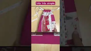Tuto Couture Facile : Un pochon &agrave; cordon doubl&eacute; tr&egrave;s tr&egrave;s simple : Le tuto pas &agrave; pas est en ligne 😍