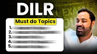 Last Minute DILR Guide | Focus on These Topics and Improve Your CAT Score