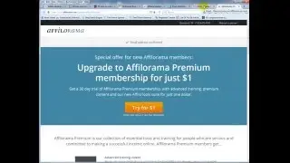 how can you create your affilorama account