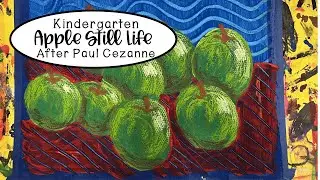 Apple Still Life After Paul Cezanne Step 1