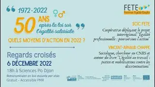 Regards croisés sur l'égalité salariale : 50 ans après la loi de 1972, quels moyens d'action ?
