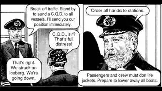 TITANIC; comic english