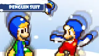 Penguin Suit: Mario and Luigi (Sprite Animation)