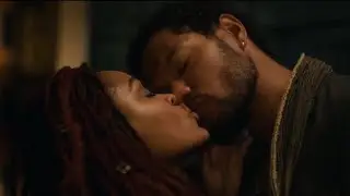 Harlem / Kiss Scenes &mdash; Camille and Ian (Meagan Good and Tyler Lepley)