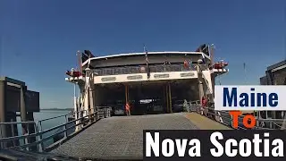 Boarding and Offboarding the CAT ferry Alakai - Maine to Nova Scotia