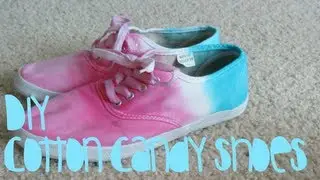 DIY: Cotton Candy Shoes!