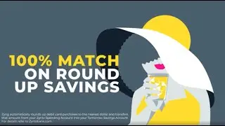 Earn cash while you spend it. 100% match on Roundup Savings for the first 100 days.