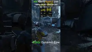 Arc Raiders RTXGI Off vs On Comparison  #rtx4060 #raytracing #unrealengine5