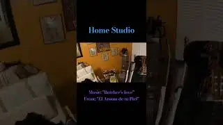 The old and new setup. Smaller now but acoustically more efficient.  #homestudio #cozy