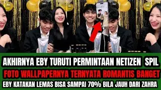 APAPUN KAN KULAKUKAN ASAL FANS ZAHBY BAHAGIA‼️AKHIRNYA EBY TUNJUKAN FOTO WALLPAPERNYA YANG ROMANTIS 