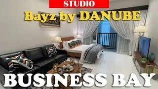 Inside studio apartment in Bayz by Dunaube Tower in Business Bay Dubai