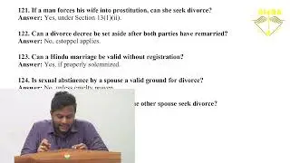 AP Junior Civil Judge Free Revision | Hindu Marriage Act | SL Judicial Services Academy