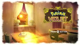 Pok&eacute;mon Scarlet & Violet The Indigo Disk Title Screen (Post Game)
