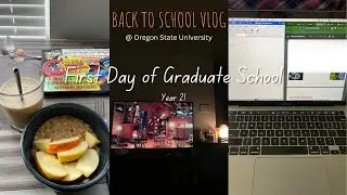 BACK TO SCHOOL VLOG | first day of graduate school *YEAR TWO* @ oregon state university !