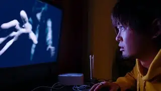 【恐怖】お留守番中の旦那に突然パソコンが動いて怖い映像が流れるドッキリ仕掛けてみたwww【モニタリング】