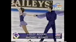 Lesley Rogers & Michael Aldred GRB - 1995 World Figure Skating Championships Free Skate