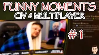 Civilization 6 Multiplayer: FUNNY Moments #1 - CCC7 Secret Societies