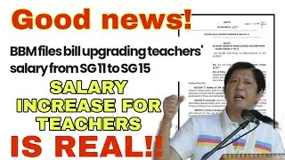 SALARY INCREASE FOR TEACHERS IS REAL! BFAM