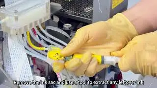 How to Replace Color Ink in a DTF Printer | Easy Tutorial