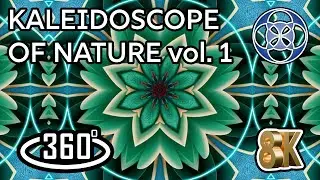 Nature-Inspired Kaleidoscope - VR360 8K with ♫♪ ambisonic sound & effects ♪♫ - vol. 1
