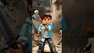 Fight With Zombies #minecraft #zombies #maincraftgaming