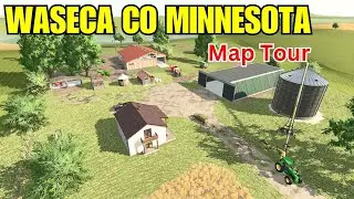 Waseca County Minnesota Map &ndash; Map Tour &ndash; Farming Simulator 25